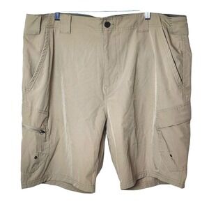DENALI TAN PERFORMANCE OUTDOOR CASUAL HYBRID CARGO SHORTS‎ MENS 40